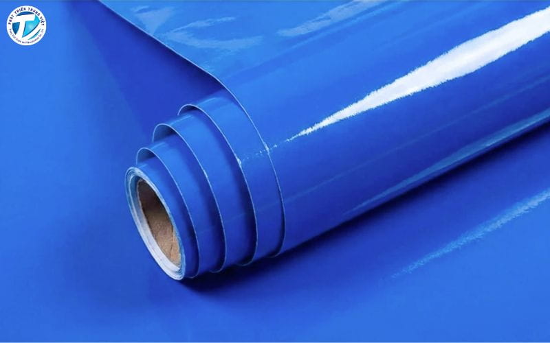 Decal dán kính màu xanh mát mẻ
